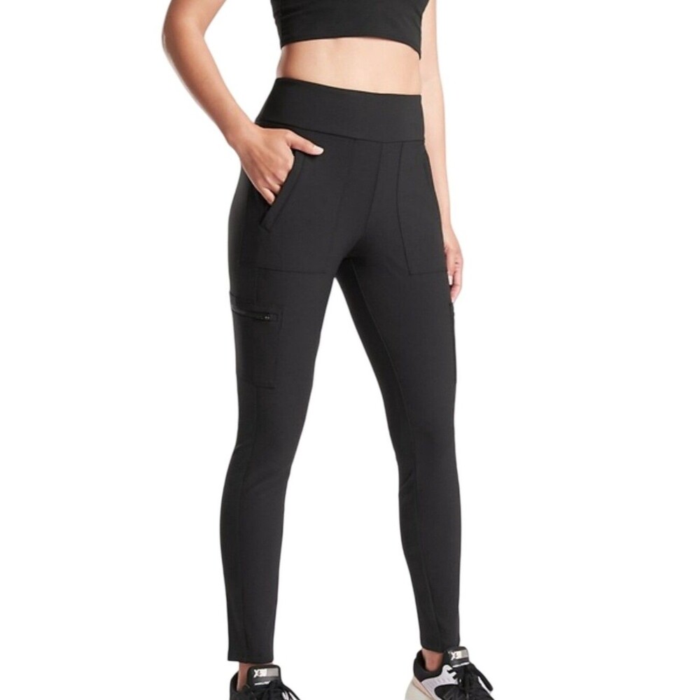 Athleta Headlands Hybrid Cargo Tight Hiking Pants Women Size 2 Stretch 153397-00